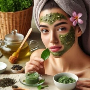 Green tea face scrub recipe ingredients